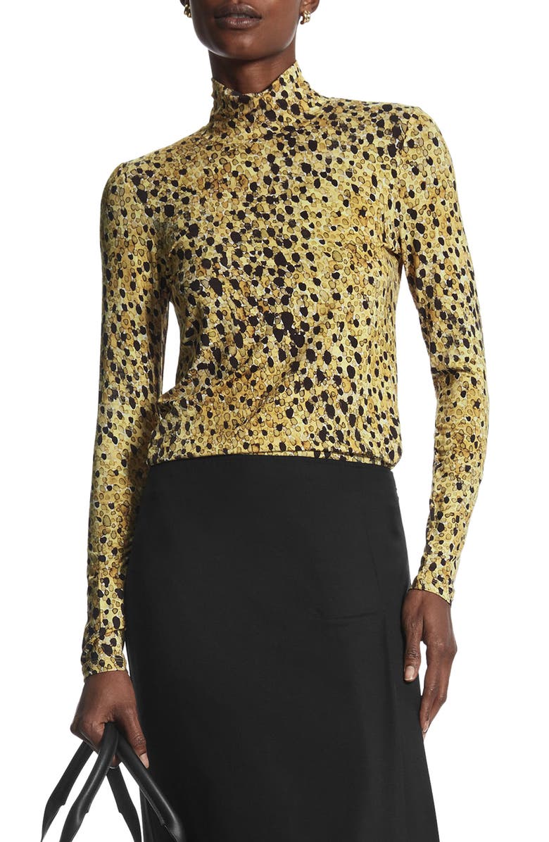 COS Print Turtleneck, Main, color, 