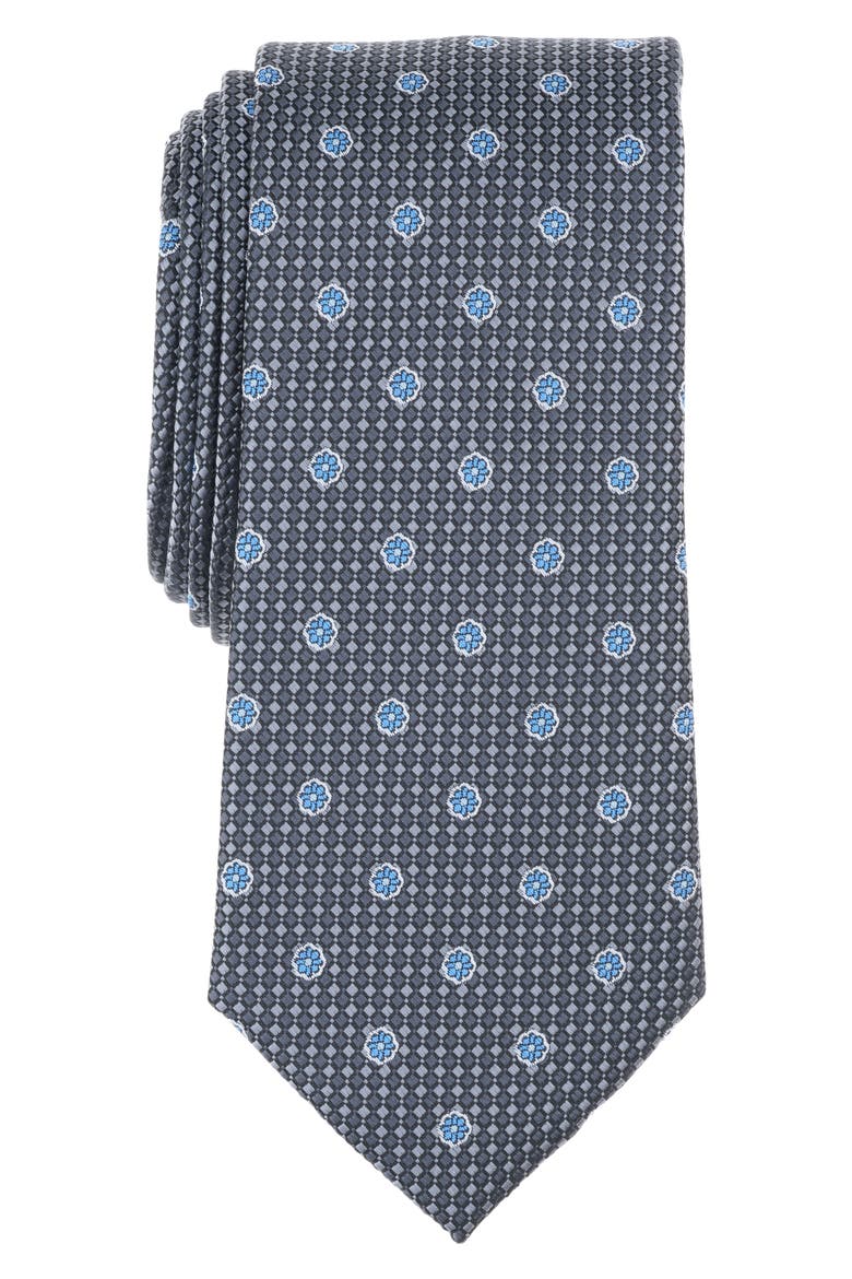 Toboni Neat Tie, Main, color, BLACK