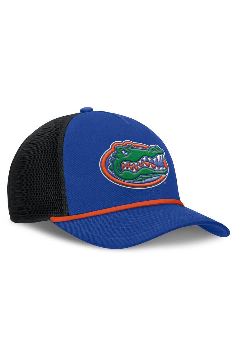 Jordan Brand Men's Jordan Brand Royal Florida Gators Rise Primetime Trucker Adjustable Hat, Alternate, color, Royal