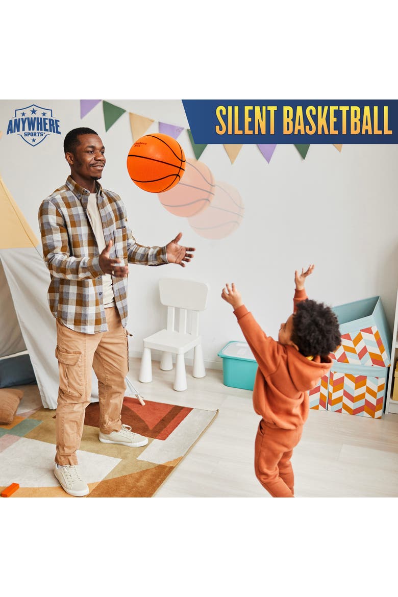 Silent Basketball 9.5 Inch, Alternate, color, Multicolored
