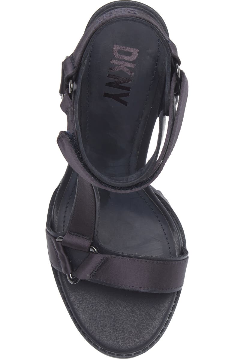 DKNY Bayli Ankle Strap Sandal, Alternate, color, Navy