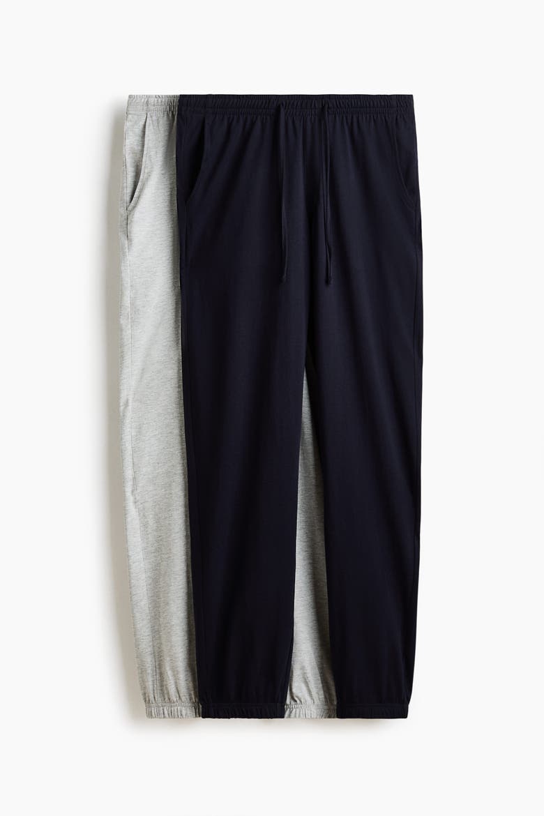 2-pack Regular-fit Sweatpants, Alternate, color, Navy blue/light gray melange