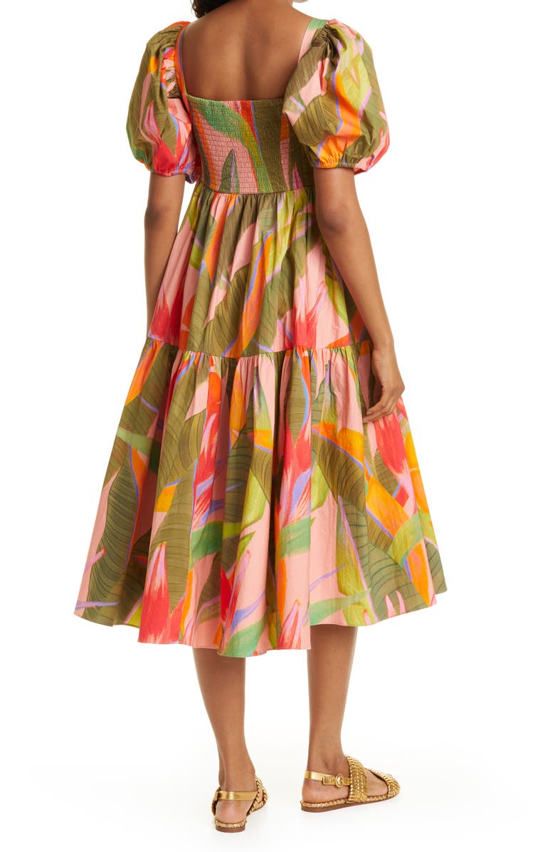 FARM Rio Pink Garden Embroidered Dress, Alternate, color,