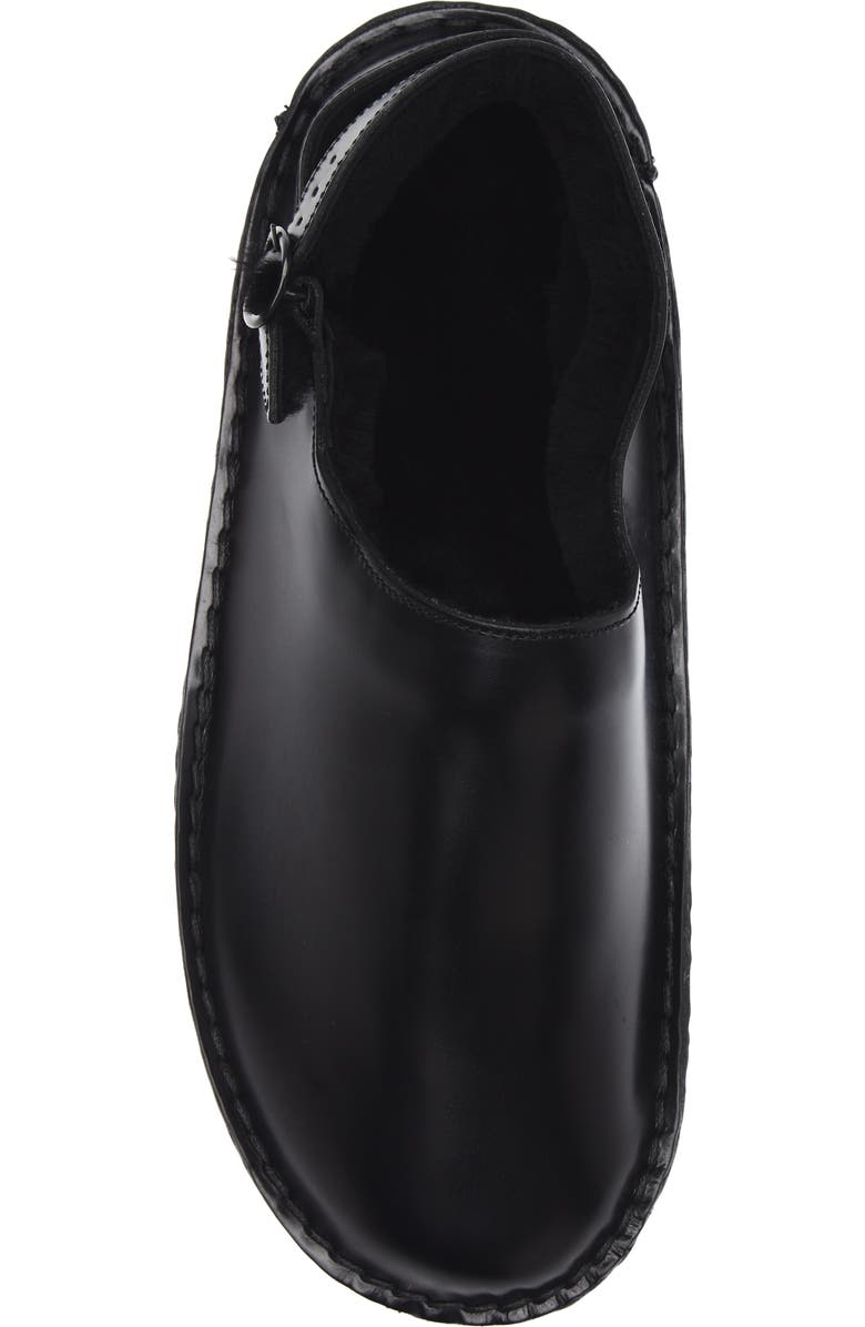 HEREU Cargol Genuine Shearling Lined Clog, Alternate, color, Black