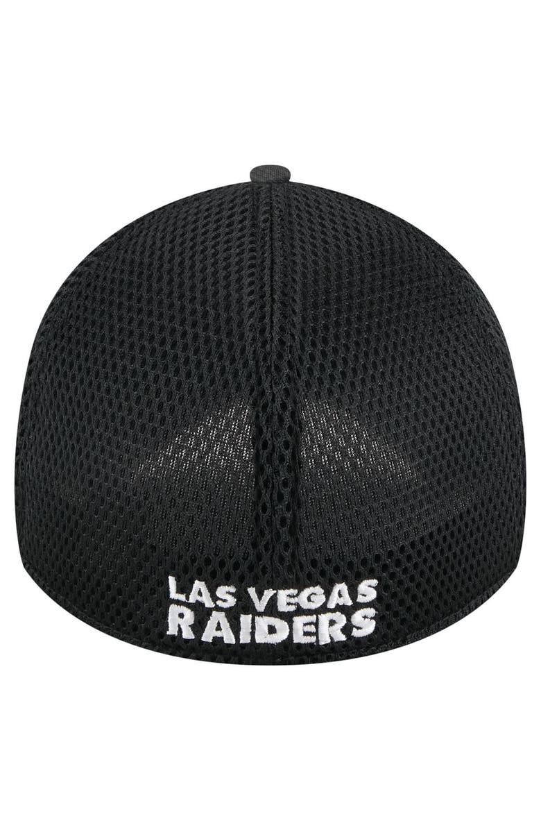 New Era Men's New Era Black Las Vegas Raiders Active Camo 39THIRTY Flex Hat, Alternate, color, 