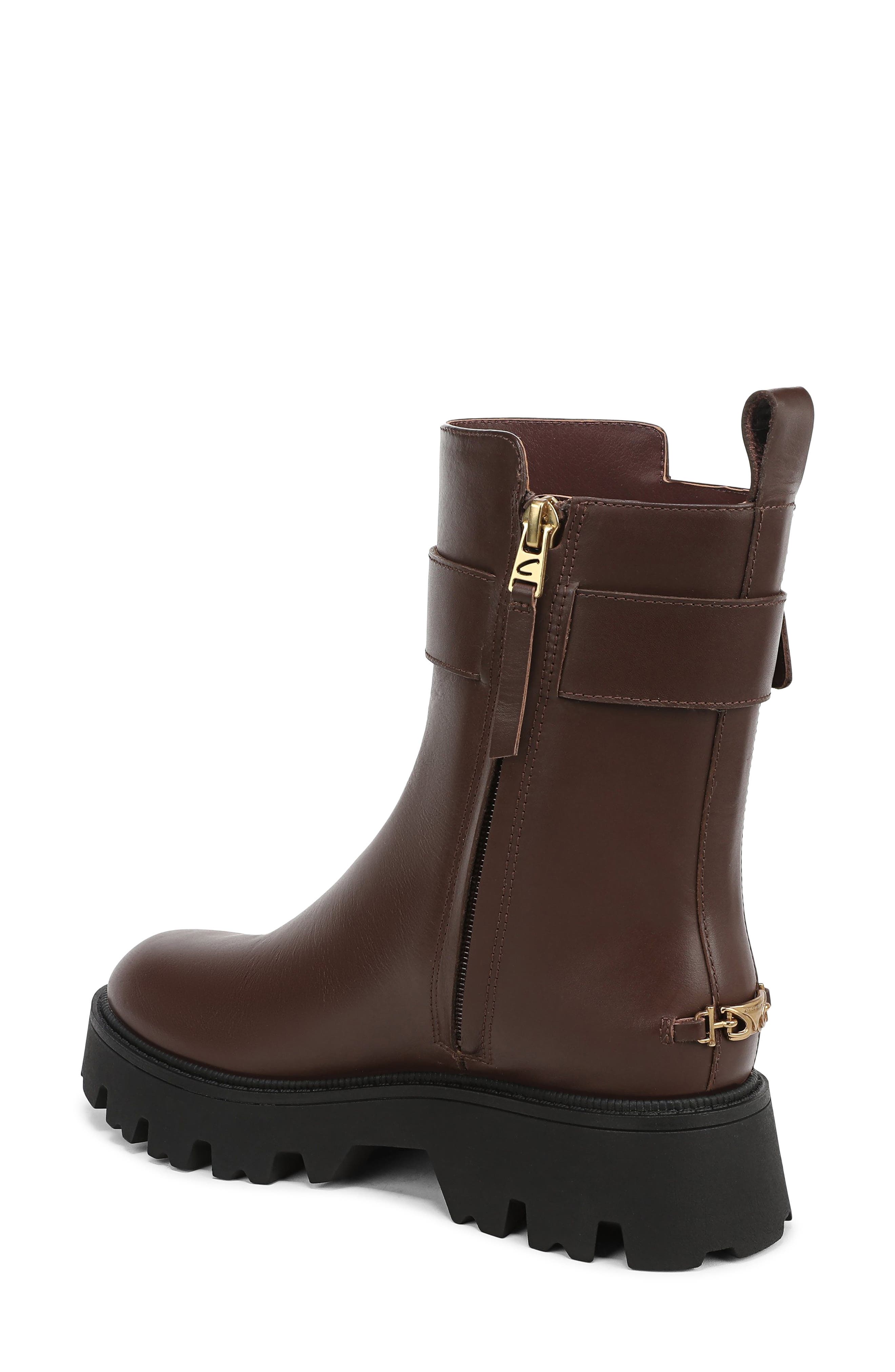 Circus NY by Sam Edelman Primm Lug Sole Bootie, Alternate, color, Deep Pecan