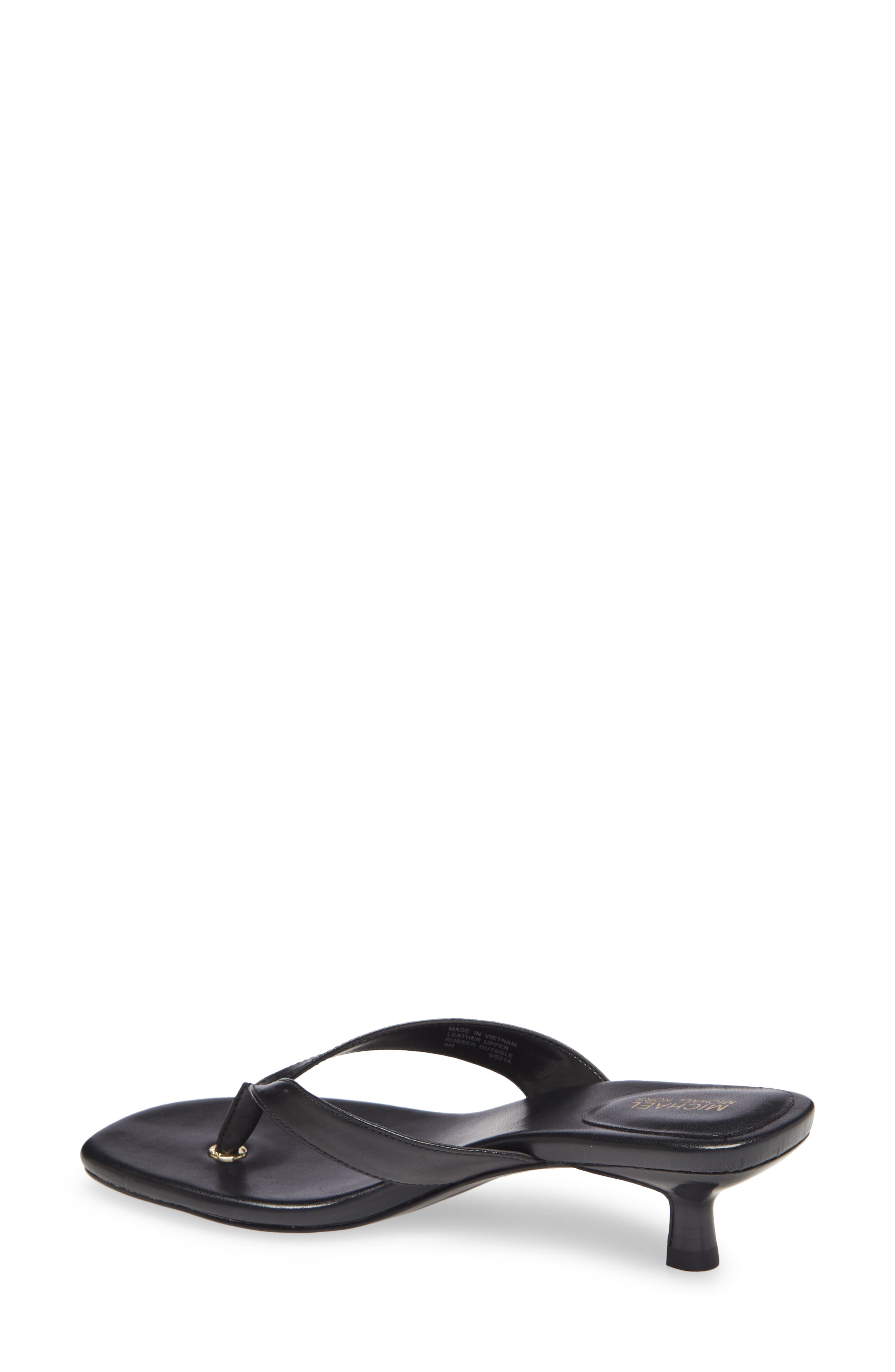 MICHAEL Michael Kors Angela Kitten Heel Flip Flop, Alternate, color, 