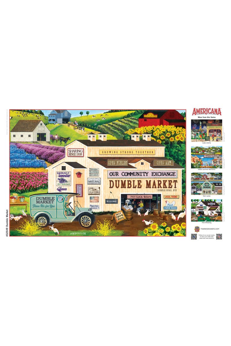 Dumble Market 500 Piece Jigsaw Puzzle, Alternate, color, Multicolor
