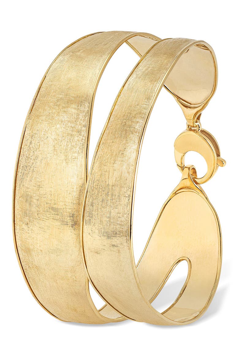 Lunaria Double Cuff Bracelet, Main, color, YELLOW