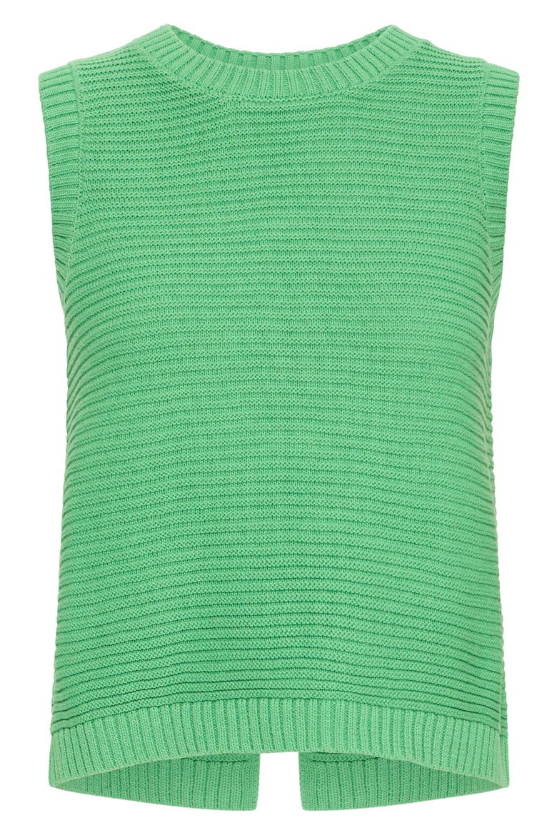 Tie Back Knit Vest, Alternate, color, GREENBRIAR