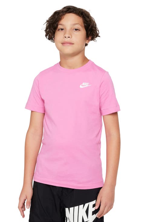 Kids' Embroidered Swoosh T-Shirt (Big Kid)