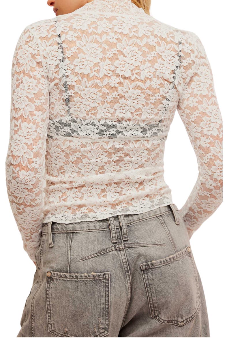 All Day Lace Crop Top, Alternate, color, IVORY