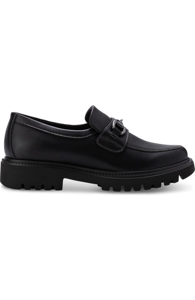 Eastland Lexi Log Sole Bit Buckle Loafer, Alternate, color, Black