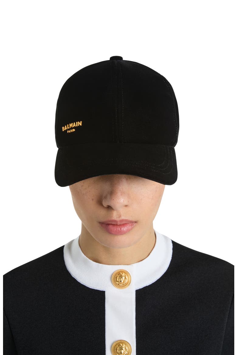 Paris velvet cap, Alternate, color, black