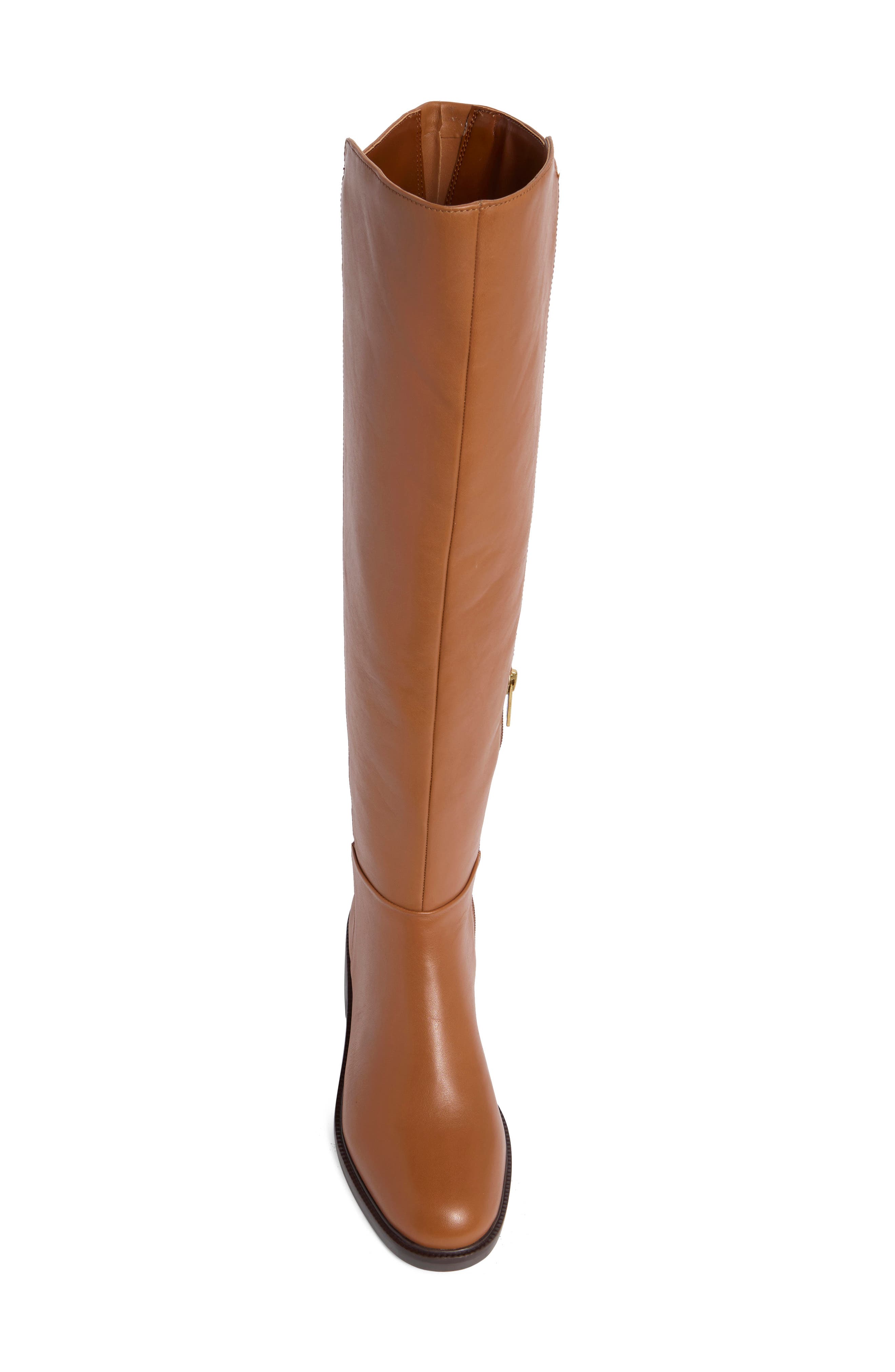Amiyah Over the Knee Leather Boot, Alternate, color, WHISKEY