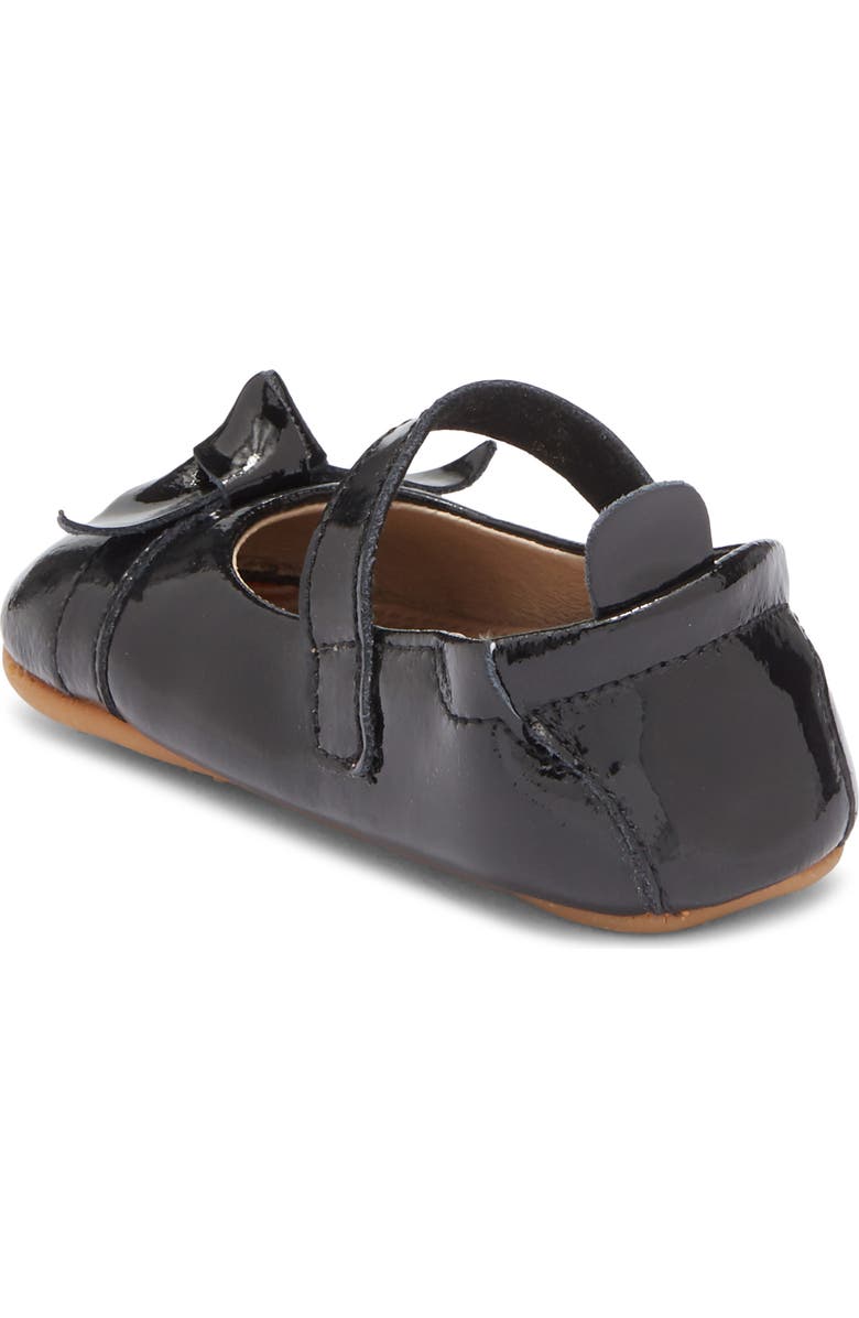 OLD SOLES Kids' Bow Chique Mary Jane Flat, Alternate, color, Black Patent