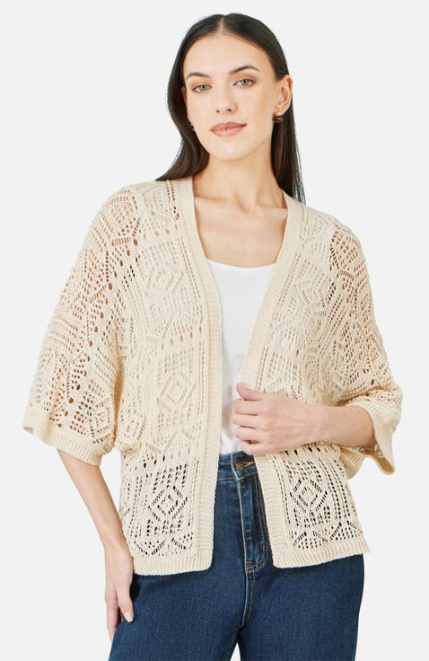 Crochet Edge To Edge Cardigan
