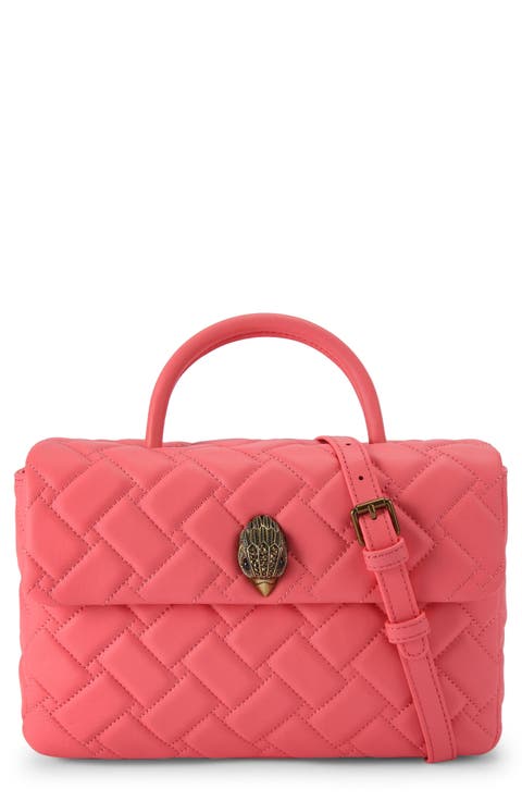 Kensington Quilted Leather Top Handle Bag