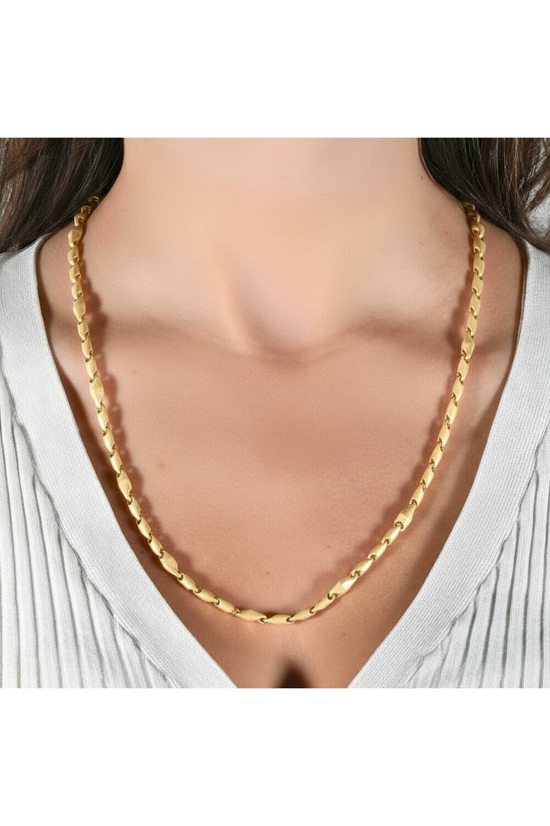 14k Gold Women's 24" Chain Necklace 17 Grams 4mm Thick, Alternate, color, 14k Yellow Gold