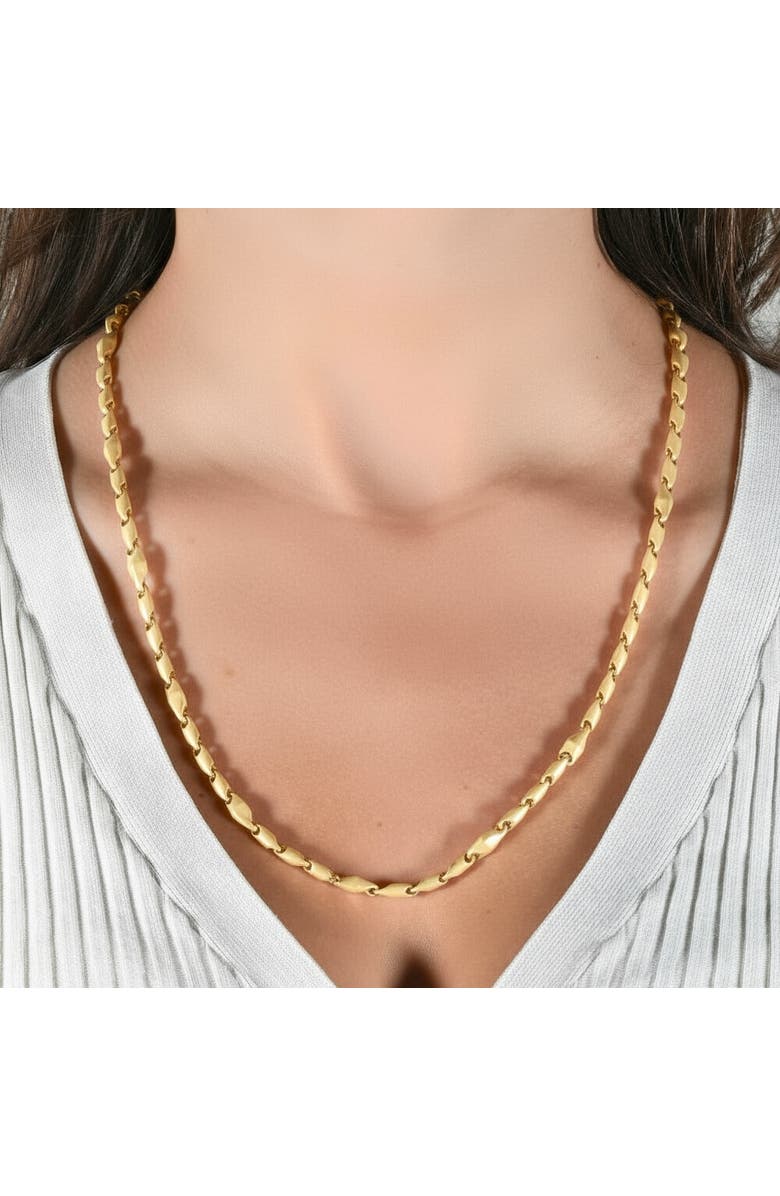 Bliss Diamond 14k Gold Women's 24" Chain Necklace 17 Grams 4mm Thick, Alternate, color, 14K Yellow Gold