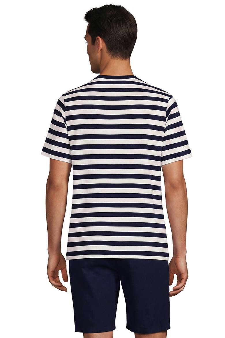 Short Sleeve Super Tee, Alternate, color, Navy/Ivory Stripe