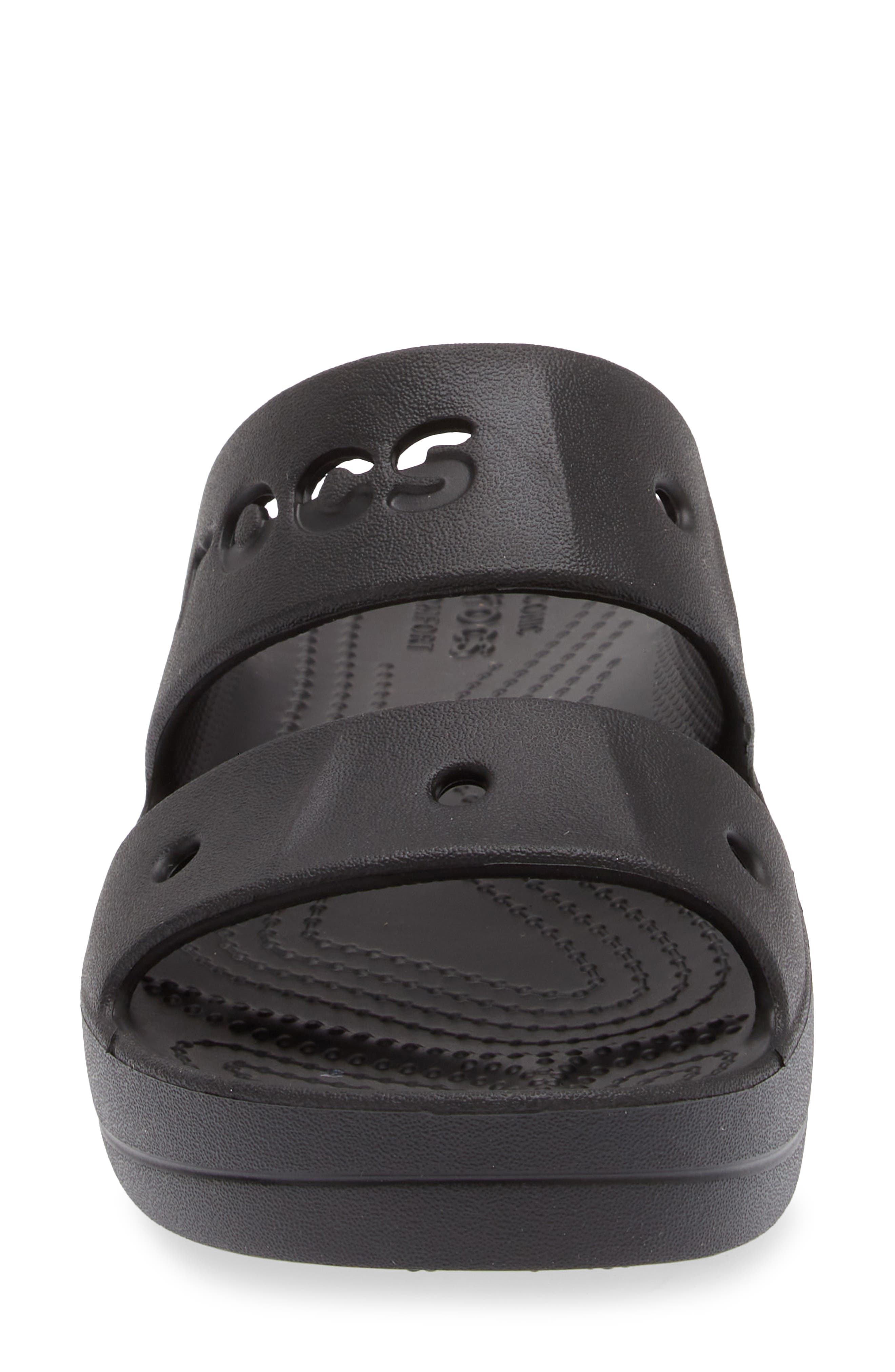 CROCS Baya Platform Slide Sandal, Alternate, color, Black