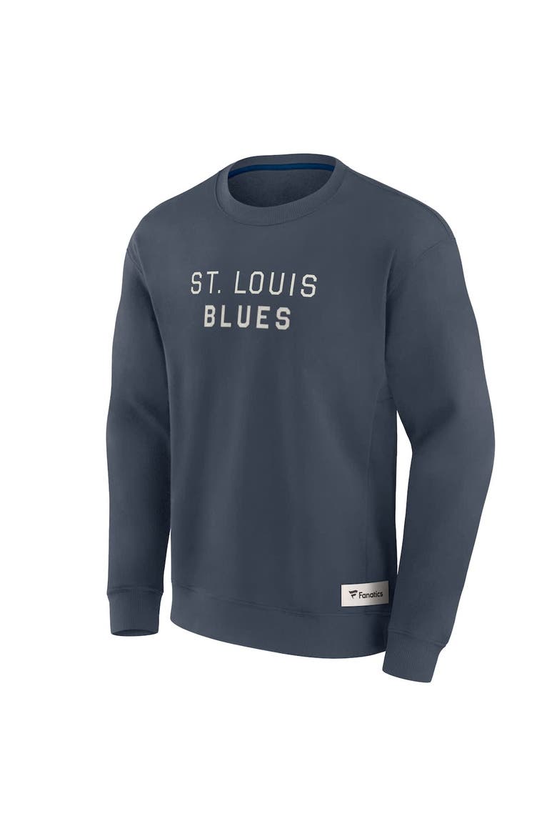 Men's Fanatics Blue St. Louis Blues Elements Future Ground Lettering Pullover Sweatshirt, Alternate, color, Blue