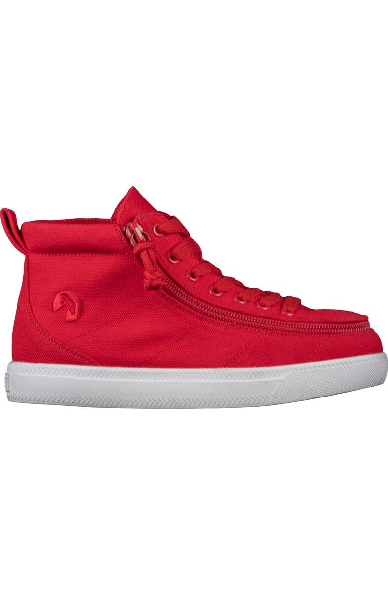 BILLY Footwear Kids' Classic D|R High Top Sneaker, Alternate, color, Red