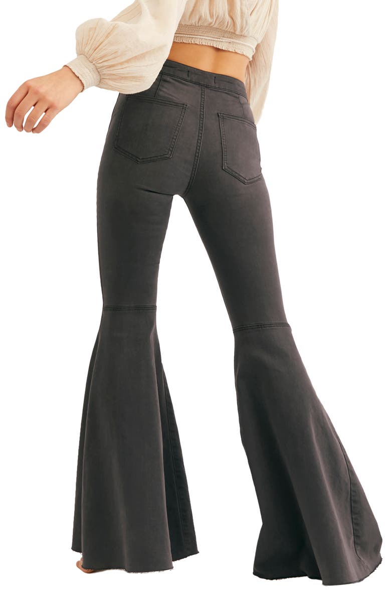 Free People We the Free High Waist Flare Jeans, Alternate, color,