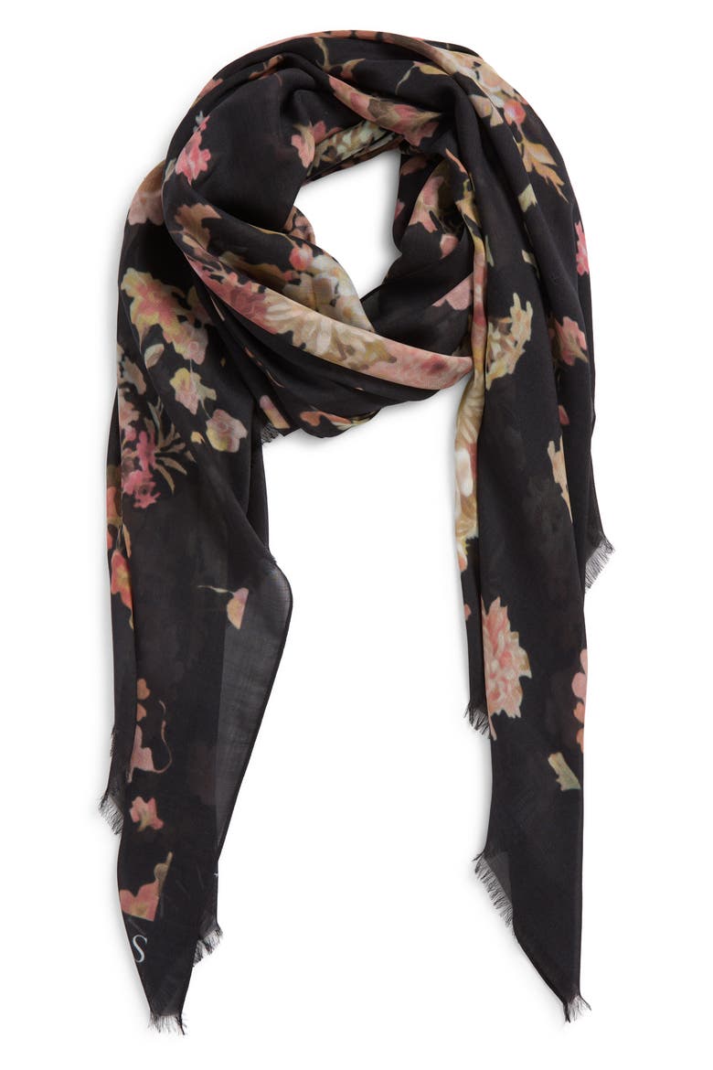 Armada Oversize Long Scarf, Alternate, color, BLACK