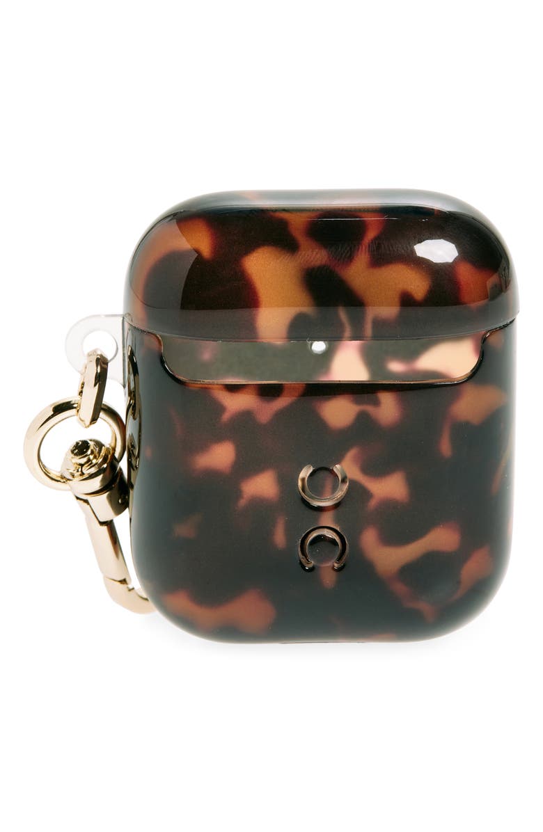 Kate Spade New York tortoise airpods case, Alternate, color,