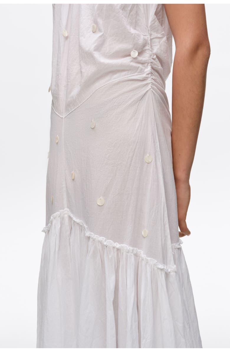 Bimba y Lola Ruched Strapless Dress, Alternate, color, White
