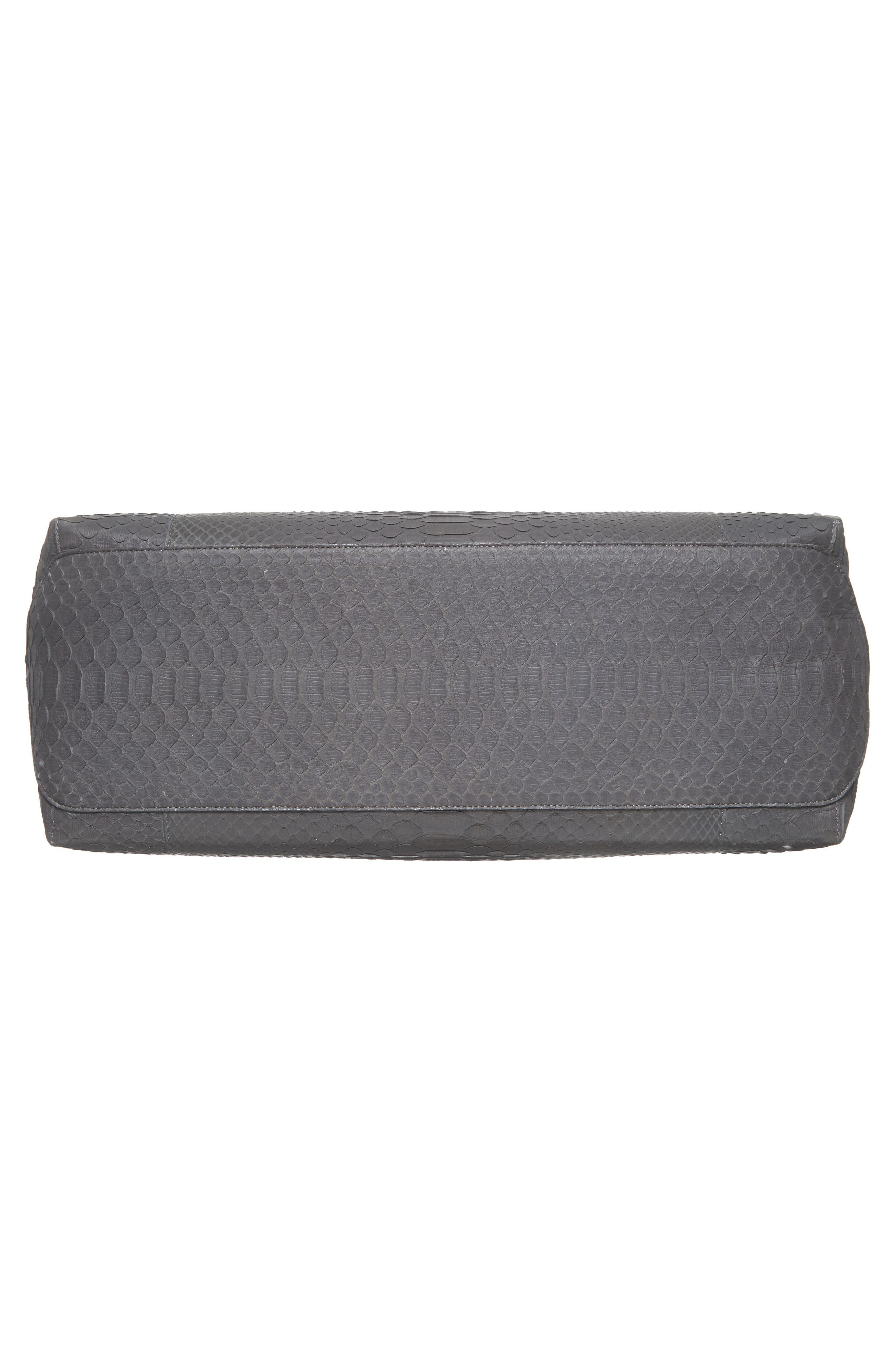 Nancy Gonzalez Medium Erica Genuine Python & Crocodile Tote, Alternate, color, 