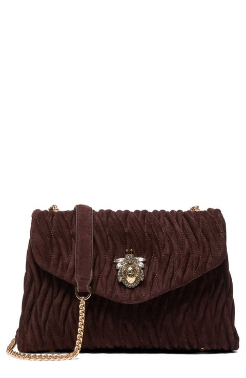 [COLN] powder suede bag (2c) クロスバック powder suede bag (2c) - COLN