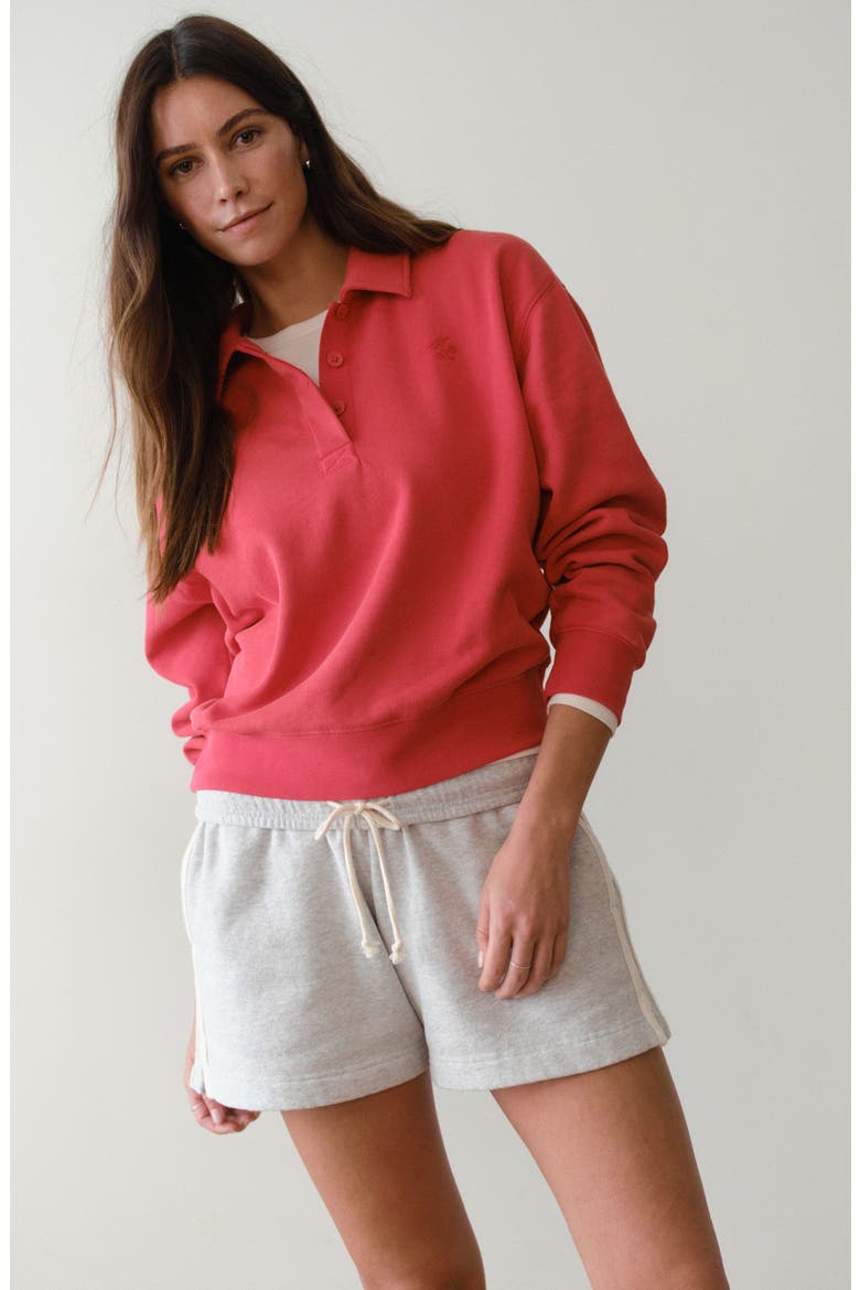 Cloud 9 Fleece Drawstring Shorts, Alternate, color, HEATHER GREY