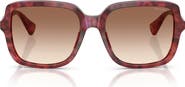 RALPH 56mm Gradient Square Sunglasses