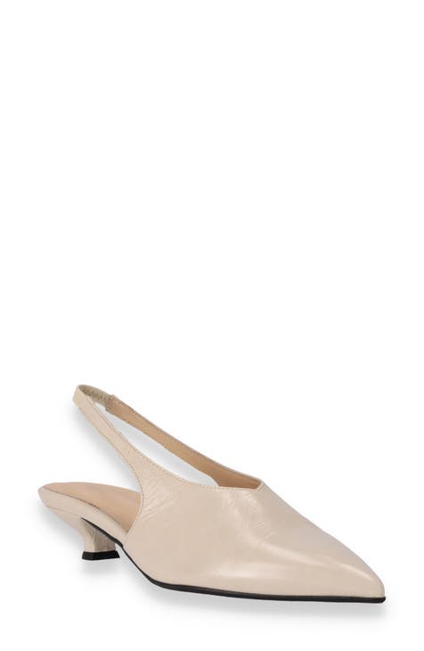 Women s Ivory Slingback Heels Nordstrom