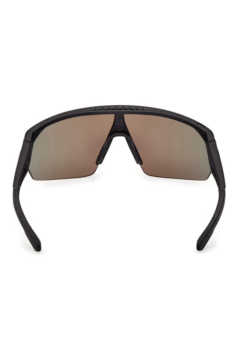Shield Sunglasses, Alternate, color, MATTE BLACK / ROVIEX MIRROR