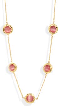 Karine Sultan Crystal Station Necklace