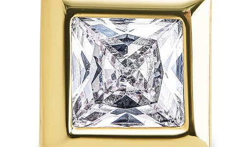 Sterling Forever Bess Square Cubic Zirconia Pendant Necklace