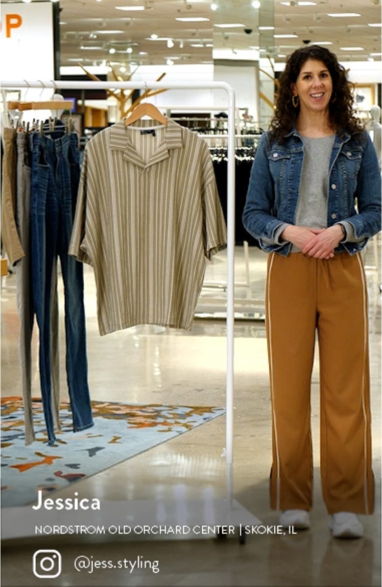 Oversize Stripe Polo, sales video thumbnail