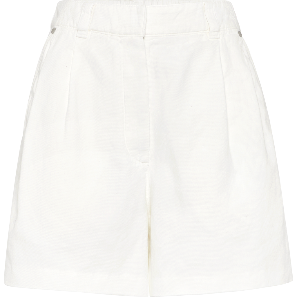 Shop Brunello Cucinelli Baggy Shorts With Monili In White