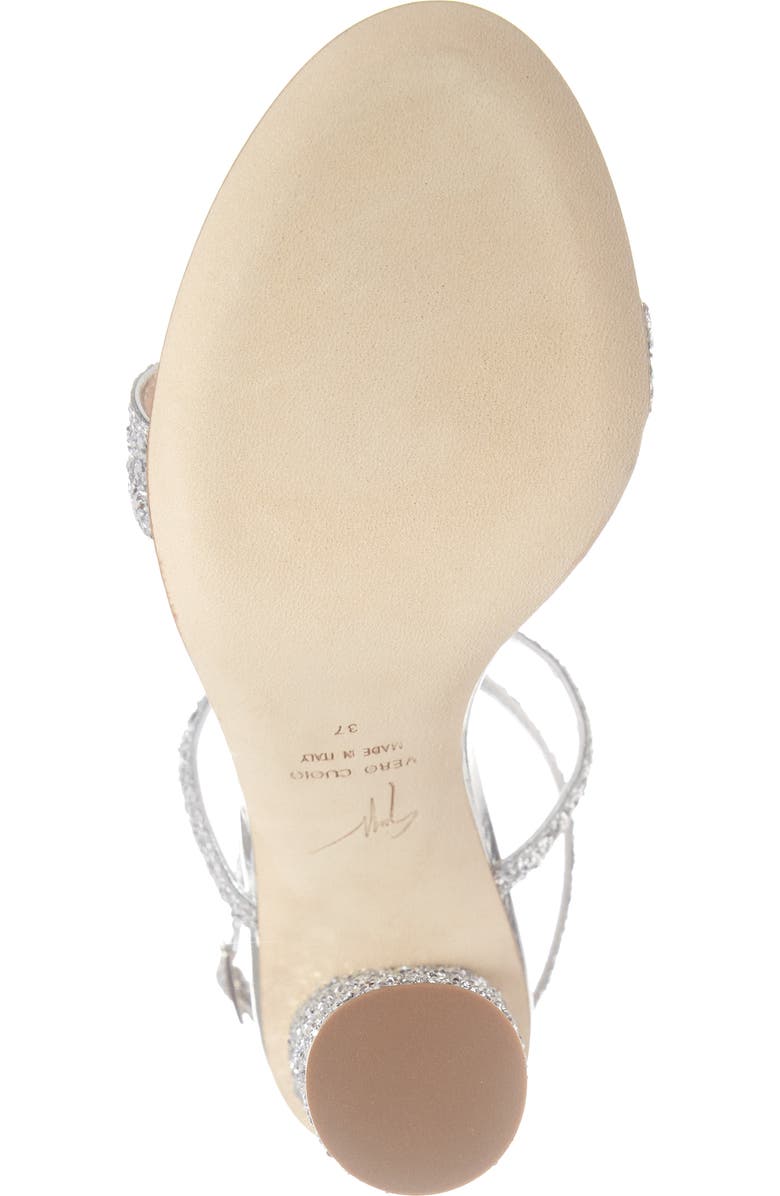 Giuseppe Zanotti Glitter Heel Sandal, Alternate, color,