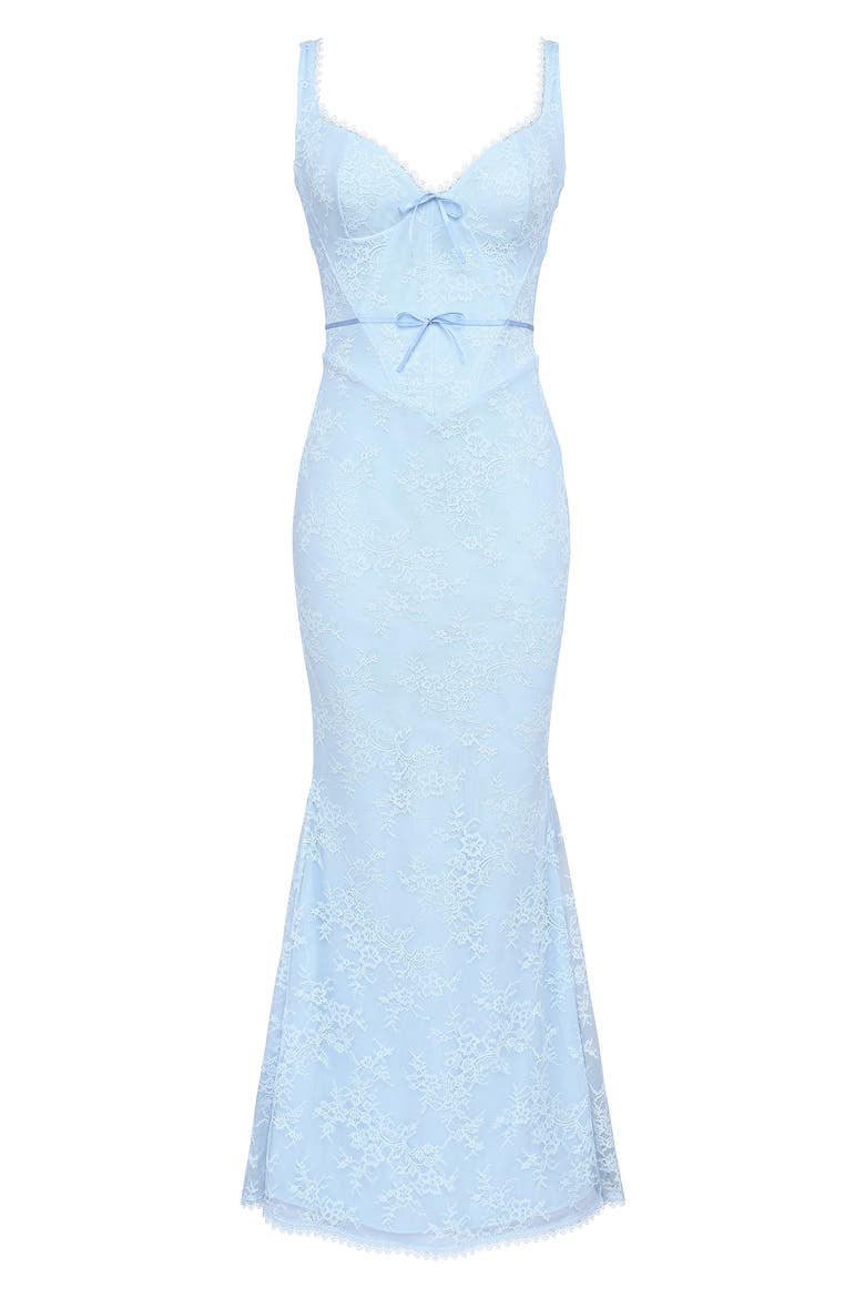 Sara Lace Mermaid Gown, Alternate, color, ICE WATER