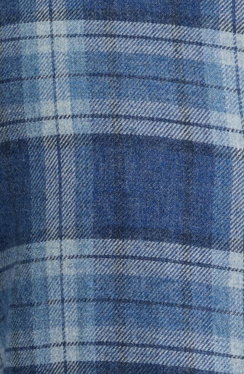 Rails Lennox Relaxed Fit Plaid Button-Up Shirt, Alternate, color, Inkwell Melange