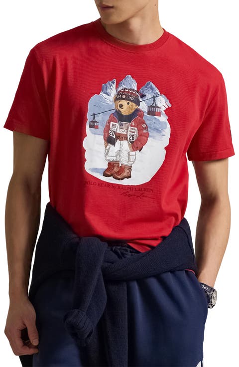 Team USA Polo Bear Graphic T-Shirt