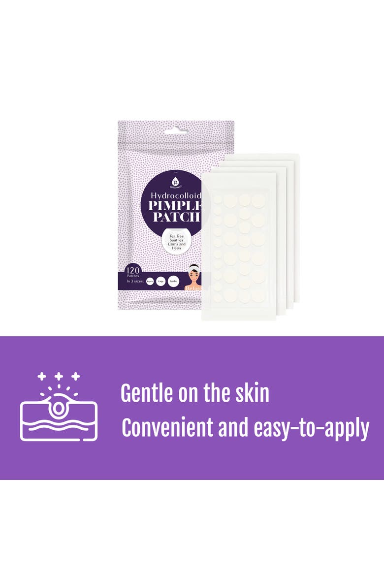 120-Count Multi-Size Pimple Patches 5-Pack, Alternate, color, Multicolor