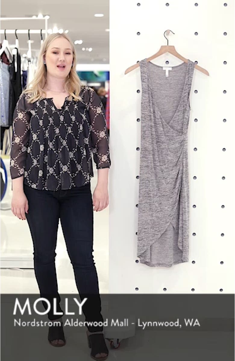 Mélange Wrap Dress, sales video thumbnail