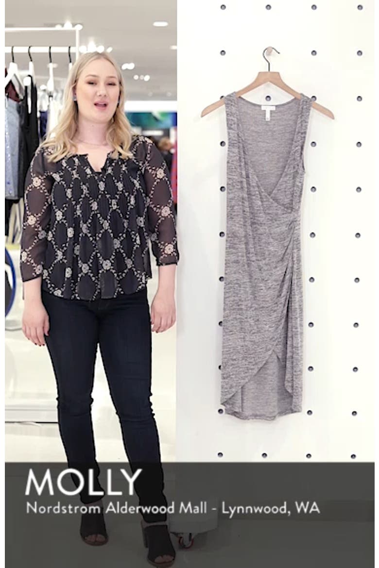 Mélange Wrap Dress video