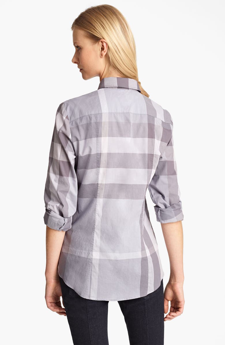 Burberry Brit Check Woven Shirt, Alternate, color, 